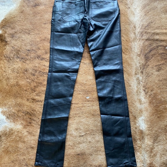 Tripp NYC Black Faux Leather Pants - Picture 2 of 4